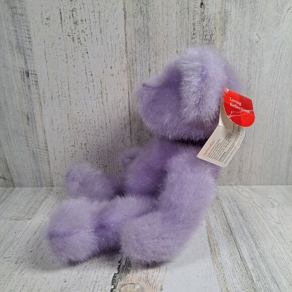 Russ Berrie Aphrodite Purple Teddy Bear Plush Love Paw Stuffed Animal Toy Gift - Picture 7 of 12